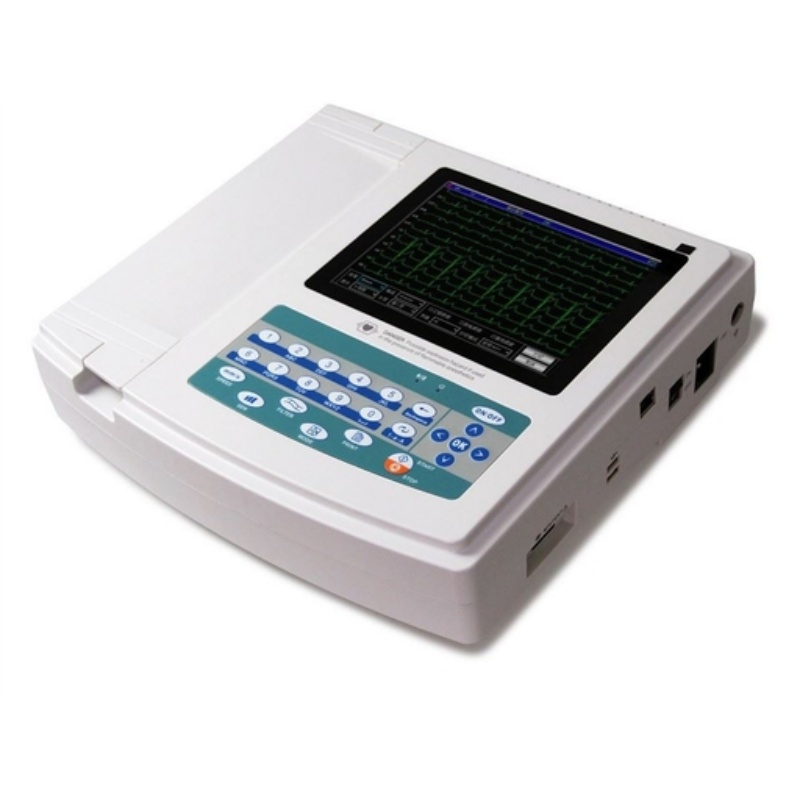 Portable wireless bluetooth medical degreed 12 channel ECG